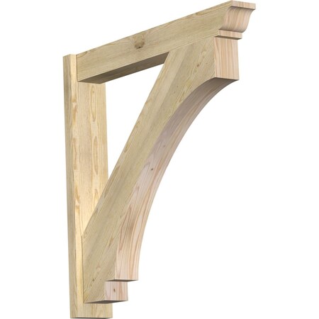 Ekena Millwork Imperial Traditional Rough Sawn Outlooker, Douglas Fir, 6"W x 38"D x 38"H OUT06X38X38IMP01RDF